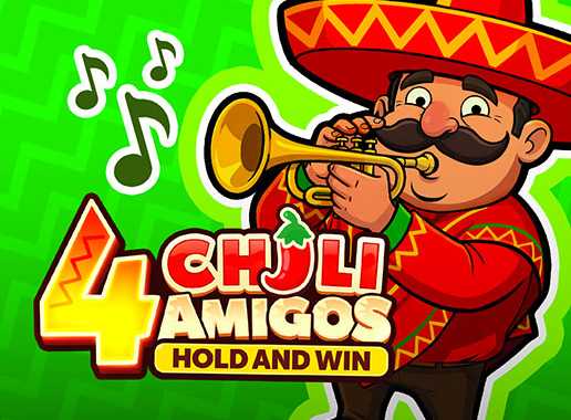 4 Chili Amigos: Hold and Win - Vídeo slot (Playson)