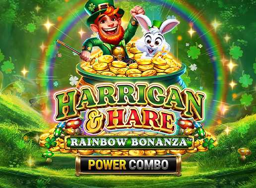 Harrigan & Hare! Rainbow Bonanza Power Combo - Vídeo slot (Games Global)
