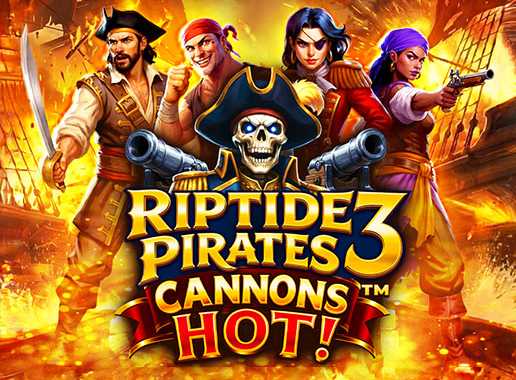 Riptide Pirates 3 Cannons Hot - Vídeo slot (Games Global)