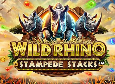 Wild Rhino Stampede Stacks - Vídeo tragaperras (Games Global)